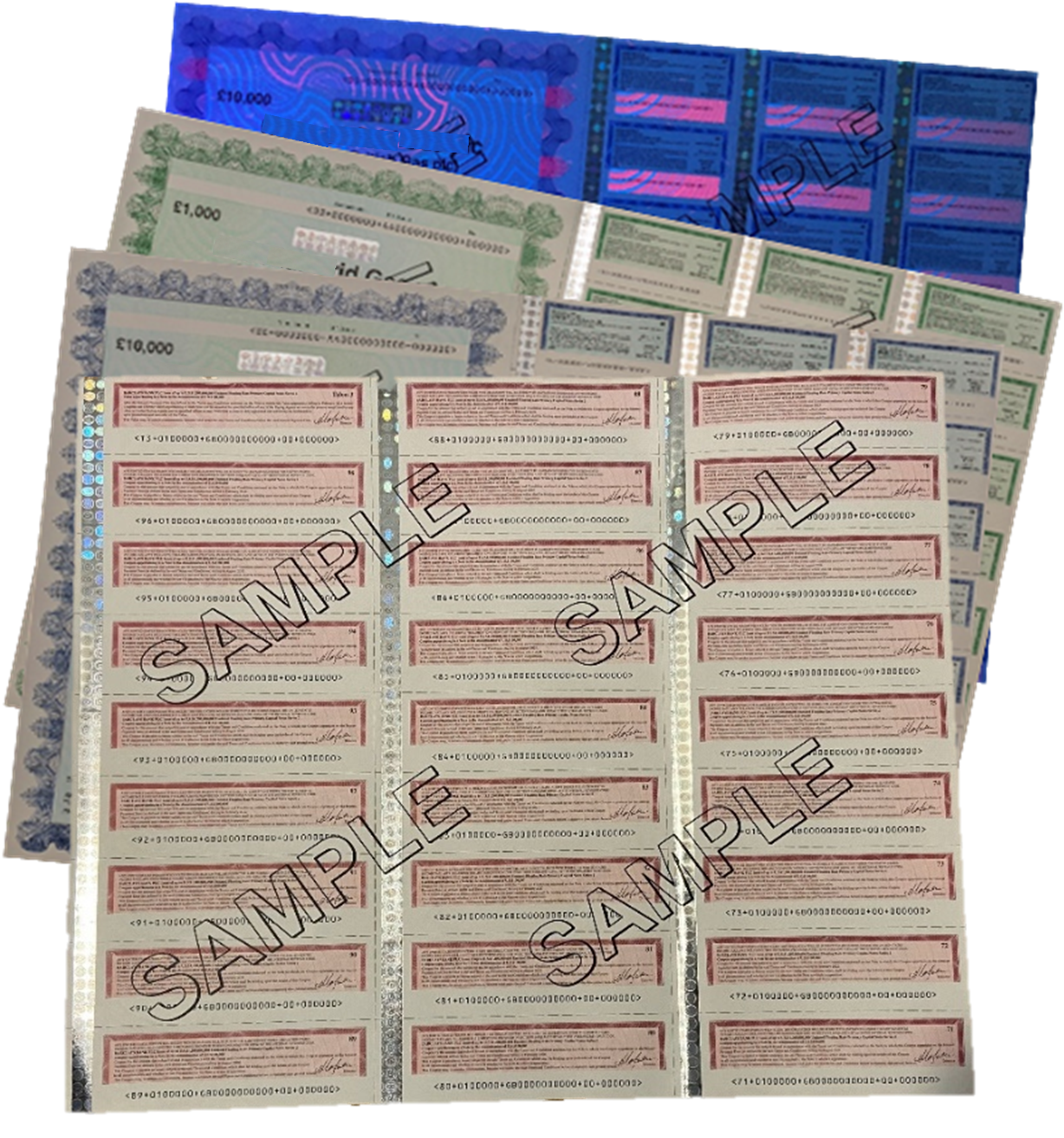 Case Study: Bearer Bond Coupon Sheets