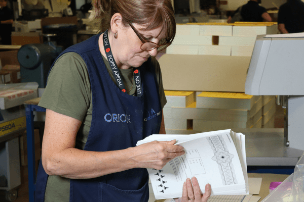 A1 Security Print Worker in factory